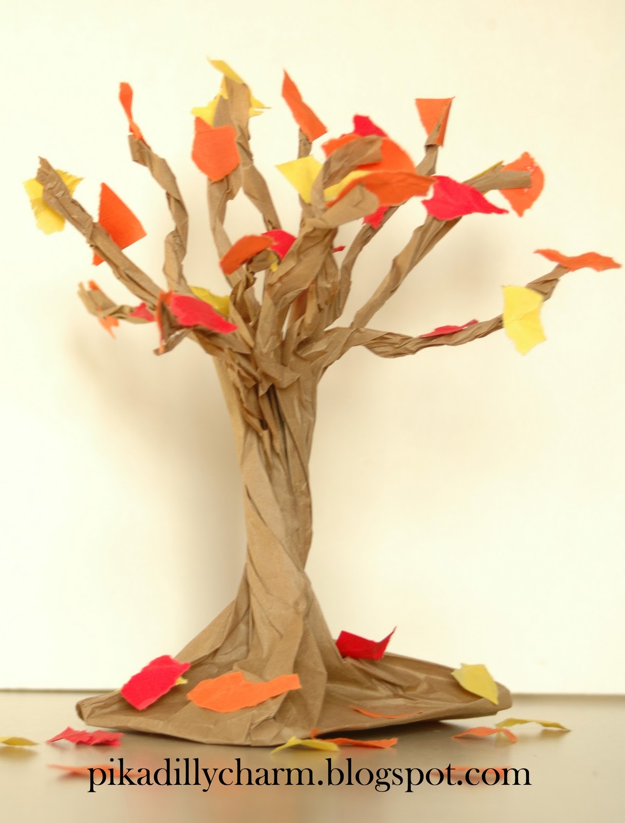 Paper Bag Fall Tree2